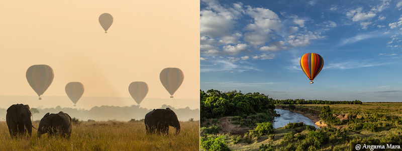 balloon safaris - angama mara
